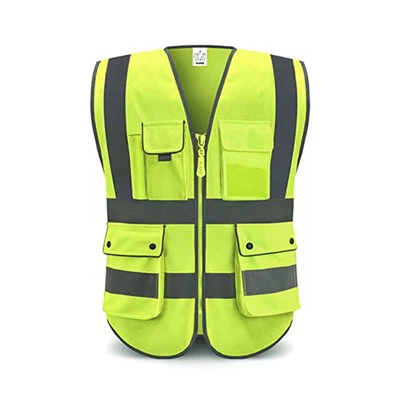 Reflecterend veiligheidsvest met hoge zichtbaarheid